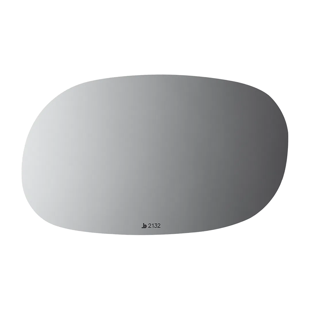 2132 – BURCO MIRROR Exterior Mirror Glass, OE Replacement Standard Mirror Manual Non-Heated Without Turn Signal Indic...